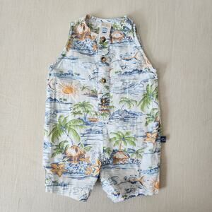 Vintage Y2k Tropical Romper 3-6 months